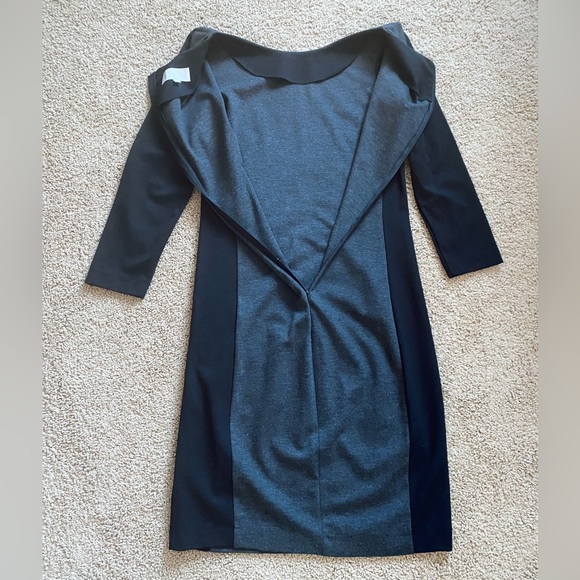 In Wear Black and Dark Heathered Grey Venche Dress - Picture 5 of 9